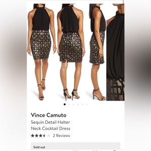 Vince Camuto sequin dress size 10